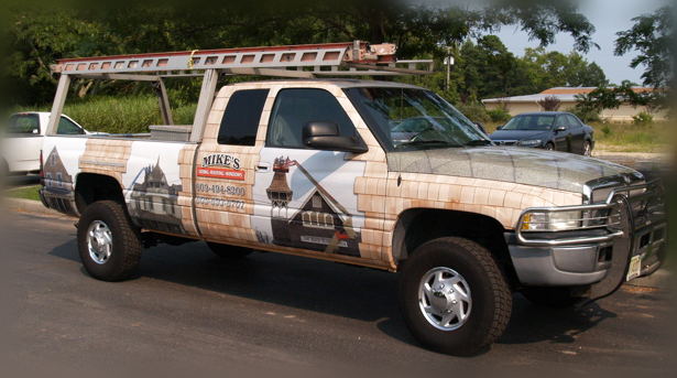 Ocean County NJ pickup truck wraps