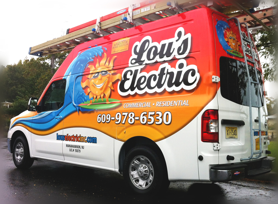 Nissan NV Van Wrap - New Jersey electrician van
