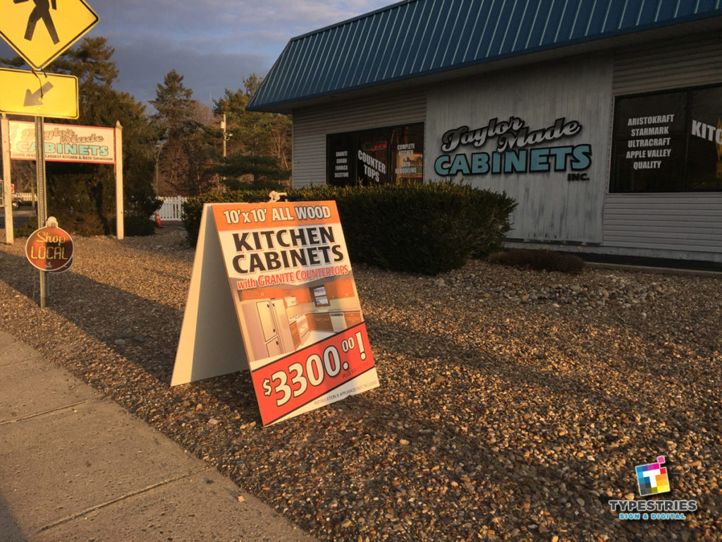 Oversize A-Frame Sandwich Board Signs