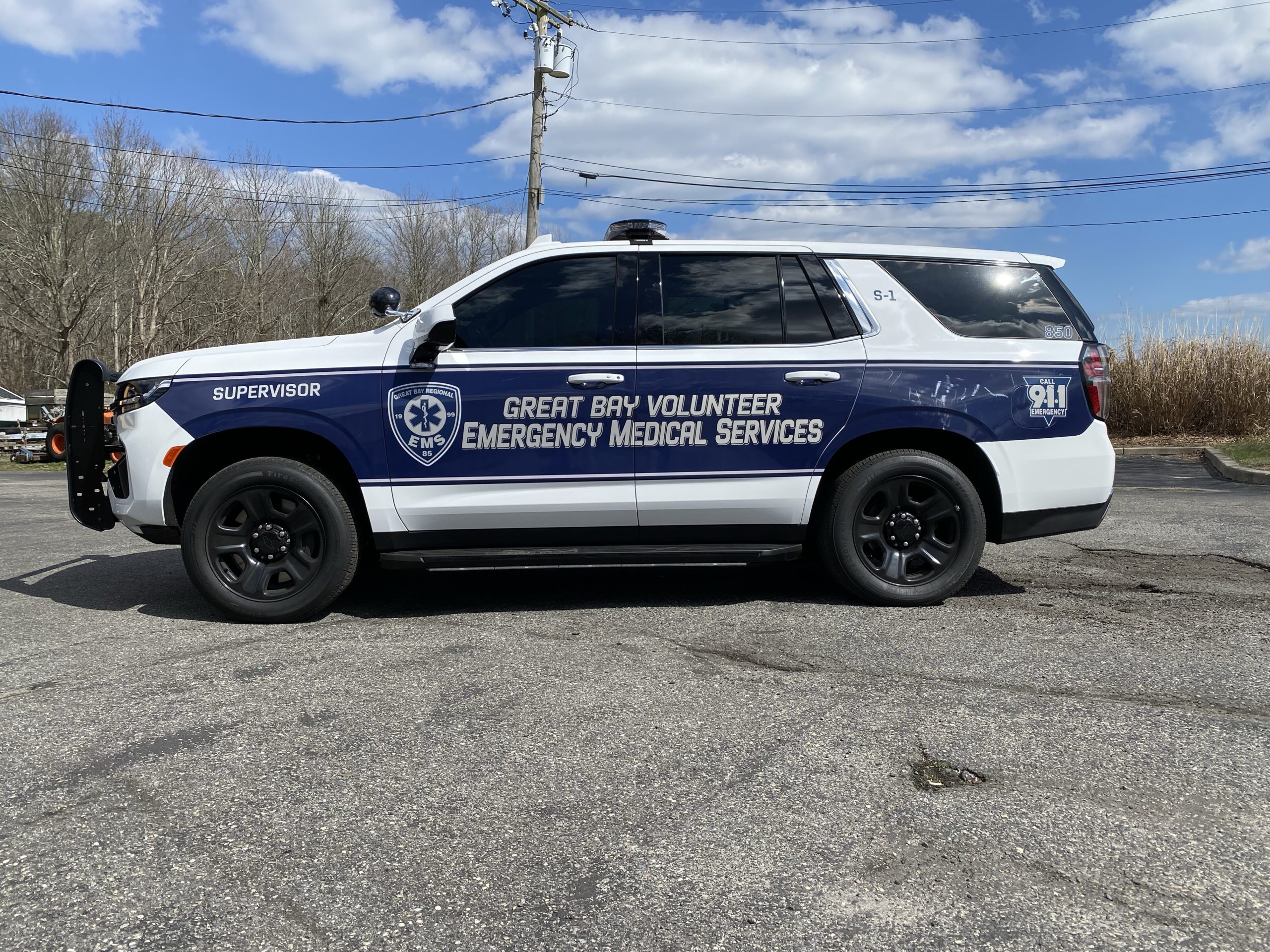 Emergency vehicle graphics — chief tahoe