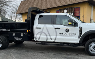 Landscaping truck wrap designed and installed in Ocean County NJ